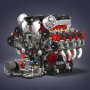 FERRARI F488 V8 ENGINE (2717 PCS)