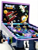 Interstellar Pinball Table, with controllable ejection and coin insertion, Marquee light, brings back childhood memories (2309 Pcs)