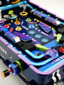 Interstellar Pinball Table, with controllable ejection and coin insertion, Marquee light, brings back childhood memories (2309 Pcs)