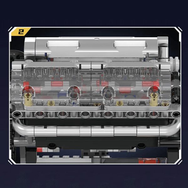 MOTORISED V8 ENGINE (534 PCS) - Image 3
