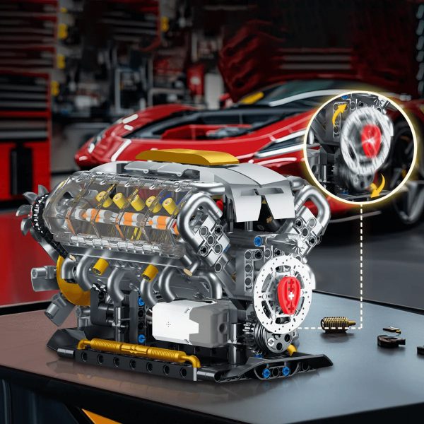 MOTORISED V8 ENGINE (692 PCS) - Image 4