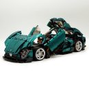 1: 8 Alfa Romeo 33 Stradale Supercar with Remote Control, Electric Doors, Electric Air Suspension, Steam Spray System(3861 Pcs)