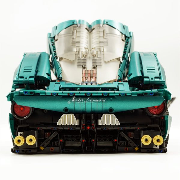1: 8 Alfa Romeo 33 Stradale Supercar with Remote Control, Electric Doors, Electric Air Suspension, Steam Spray System(3861 Pcs) - Image 14