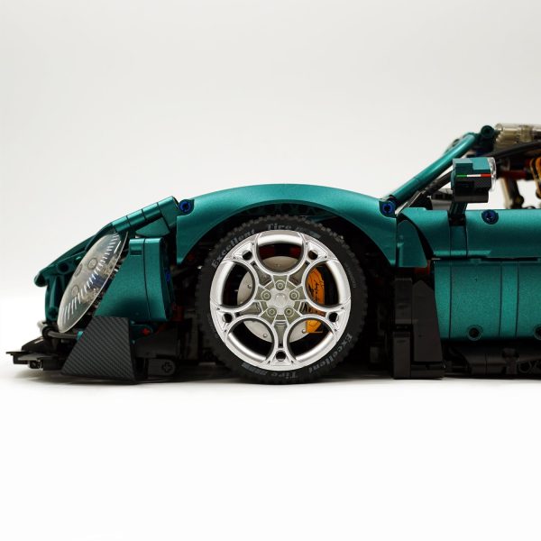 1: 8 Alfa Romeo 33 Stradale Supercar with Remote Control, Electric Doors, Electric Air Suspension, Steam Spray System(3861 Pcs) - Image 15