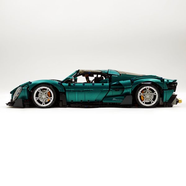 1: 8 Alfa Romeo 33 Stradale Supercar with Remote Control, Electric Doors, Electric Air Suspension, Steam Spray System(3861 Pcs) - Image 10