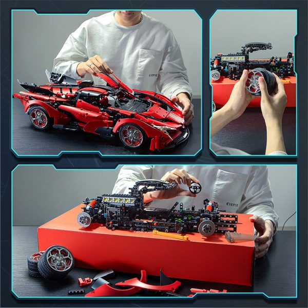 1: 8 Apollo Red Devil with Remote Control, High Detail Restoration (3669 Pcs) - Image 6