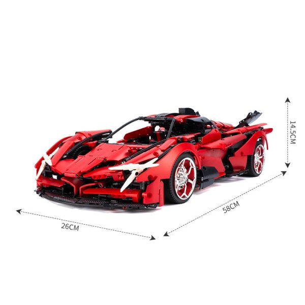 1: 8 Apollo Red Devil with Remote Control, High Detail Restoration (3669 Pcs) - Image 9