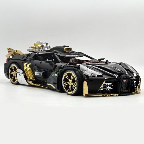 1: 8 Bugatti Special Edition Supercar with Remote Control, Electric Doors, Electric Air Suspension, Steam Spray System(4368 Pcs) - Image 2
