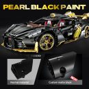 1: 8 Bugatti Special Edition Supercar with Remote Control, Electric Doors, Electric Air Suspension, Steam Spray System(4368 Pcs)