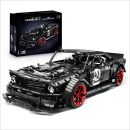 1: 8 Ford Mustang Black Warrior Building Set, Muscle Car Model, Ultimate Collector's Edition (3145 Pcs)