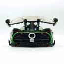 1: 8 Koenigsegg JESKO Supercar with Remote Control, Electric Doors and Rear Spoiler, Electric Air Suspension, Steam Spray System(3838 Pcs)