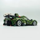 1: 8 Koenigsegg JESKO Supercar with Remote Control, Electric Doors and Rear Spoiler, Electric Air Suspension, Steam Spray System(3838 Pcs)