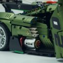1: 8 Koenigsegg JESKO Supercar with Remote Control, Electric Doors and Rear Spoiler, Electric Air Suspension, Steam Spray System(3838 Pcs)