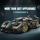 1: 8 Lamborghini Lambo V12 Vision GT, Cyberpunk Style, Electric Opening and Closing Cockpit (2472 Pcs)