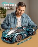 1: 8 Lamborghini Sports Car Building Sets, No Remote Control (3466Pcs)