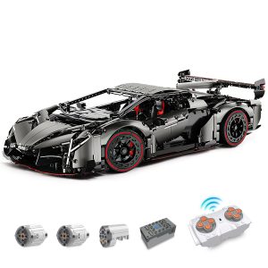 1: 8 Lamborghini VENENO Silver Gray with Remote control, Manual/Electric Air Suspension (4016 Pcs)