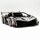 1: 8 Lamborghini VENENO Silver Gray with Remote control, Manual/Electric Air Suspension (4016 Pcs)