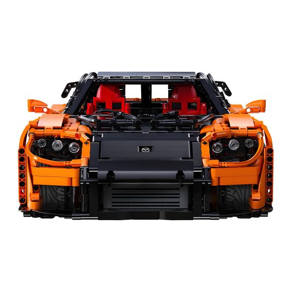 1: 8 Mazda RX-7 with Remote Control, Front and Rear Lights, All Printed Exterior Parts Without Stickers (3305 Pcs) - Image 11