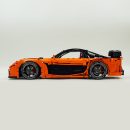 1: 8 Mazda RX-7 with Remote Control, Front and Rear Lights, All Printed Exterior Parts Without Stickers (3305 Pcs)