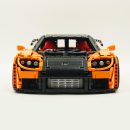 1: 8 Mazda RX-7 with Remote Control, Front and Rear Lights, All Printed Exterior Parts Without Stickers (3305 Pcs)