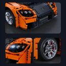 1: 8 Mazda RX-7 with Remote Control, Front and Rear Lights, All Printed Exterior Parts Without Stickers (3305 Pcs)