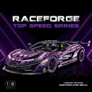 1: 8 McLaren P1 Phantom Purple Supercar Building Sets with Remote Control, Electric lift tail, Electric Doors (3568 Pcs)