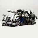 1: 8 Pagani Huayra Silver Plating Ultimate Edition (4708 Pcs)