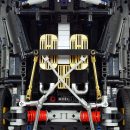 1: 8 Pagani Huayra Silver Plating Ultimate Edition (4708 Pcs)