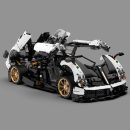 1: 8 Pagani Huayra White Italy Concept Ultimate Edition (4708 Pcs)