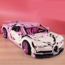 1: 8 Pink Bugatti Chiron Collector's Edition (4031 Pcs)