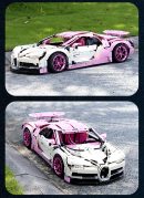 1: 8 Pink Bugatti Chiron Collector's Edition (4031 Pcs)