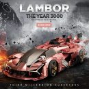 1:8 Pink Lamborghini TP90 Sports Car with Remote Control, Electric Suspension Lifting, Electric Doors Remote Control Model (3466 Pcs)