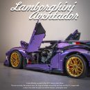 1:8 Purple Lamborghini Sian Collector's Edition (3955 Pcs)