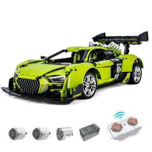 AUDI R8 Green Beast, Large Rear Wing (2641 Pcs)