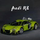 AUDI R8 Green Beast, Large Rear Wing (2641 Pcs)