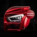 AUDI R8 Red Beast, Large Rear Wing (2641 Pcs)