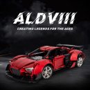 AUDI R8 Red Beast, Large Rear Wing (2641 Pcs)