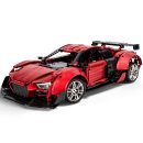 AUDI R8 Red Beast, Large Rear Wing (2641 Pcs)