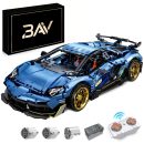 Lamborghini SVJ Supercar, One-Touch Scissor Doors, Exclusive Design Wheels, Mechanical Principles, The Ultimate Italian Bull (3810 Pcs)