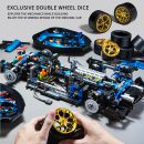 Lamborghini SVJ Supercar, One-Touch Scissor Doors, Exclusive Design Wheels, Mechanical Principles, The Ultimate Italian Bull (3810 Pcs)