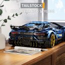 Lamborghini SVJ Supercar, One-Touch Scissor Doors, Exclusive Design Wheels, Mechanical Principles, The Ultimate Italian Bull (3810 Pcs)