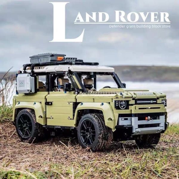 Land Rover Defender, Removable Roof Rack, Rotating Gear to Recover the Tow Rope, Travel Compartment, Foldable Rear Seats, Four-Speed Gearbox, Six-Cylinder Engine (2623 Pcs) - Image 3
