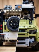 Land Rover Defender, Removable Roof Rack, Rotating Gear to Recover the Tow Rope, Travel Compartment, Foldable Rear Seats, Four-Speed Gearbox, Six-Cylinder Engine (2623 Pcs)
