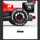 The Official 2022 Alfa Romeo F1 Car ORLEN C42 (1868 Pcs)