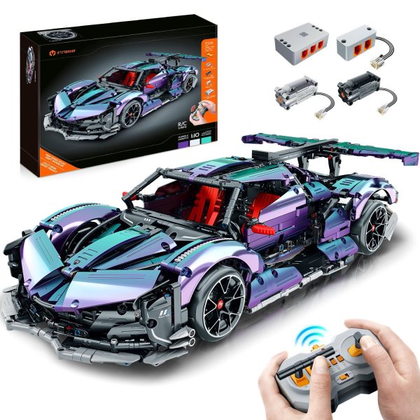 1: 10 Apollo Super Plated Sports Car, Remote Control Drift, Electric Gullwing Doors, 2036 Pcs