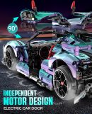 1: 10 Apollo Super Plated Sports Car, Remote Control Drift, Electric Gullwing Doors, 2036 Pcs