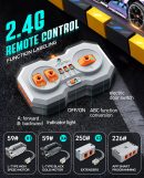 1: 10 Apollo Super Plated Sports Car, Remote Control Drift, Electric Gullwing Doors, 2036 Pcs
