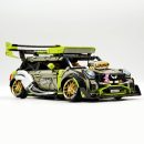 1: 10 Super MINI COOPER Car Building Sets with Remote Control, Electric Spray System, Electric Air Suspension and Rear Wing (2550 Pcs)
