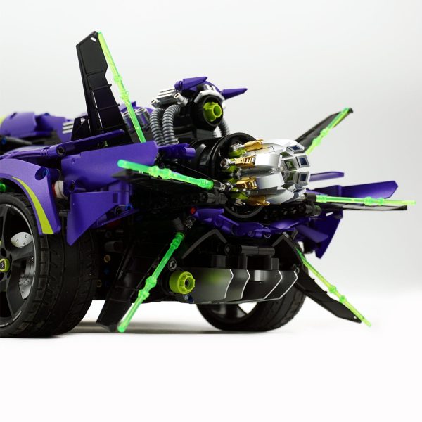 1: 8 Armor Apollo EVO Building Sets with Remote Control, Tail Propeller Can Rotate and Emit Light, Electric Door (3909Pcs) - Image 2