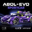 1: 8 Armor Apollo EVO Building Sets with Remote Control, Tail Propeller Can Rotate and Emit Light, Electric Door (3909Pcs)
